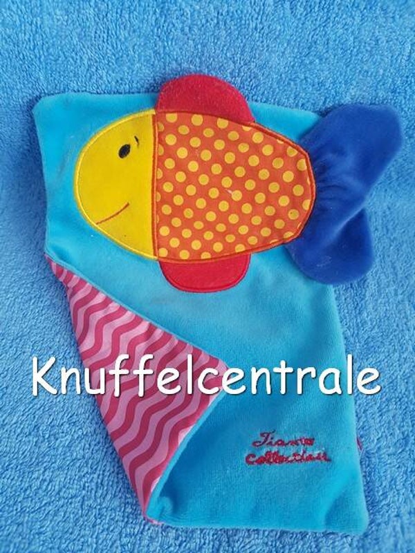 Tiamo vis Knuffeldoek Knisper en piep (zonder label)