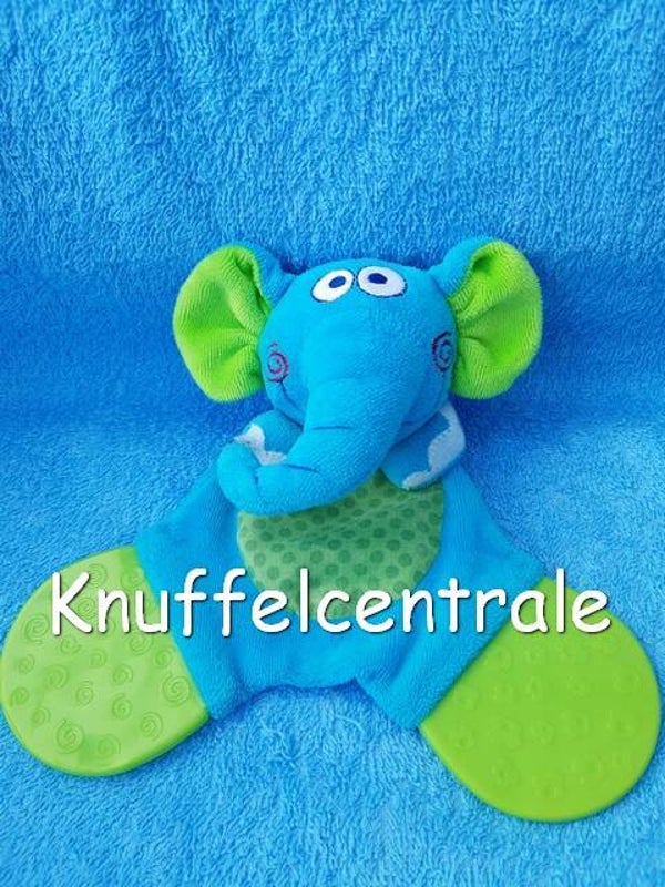 Prenatal Olifant Olli knuffeldoek met bijtflappen bijtstuk (zonder label)