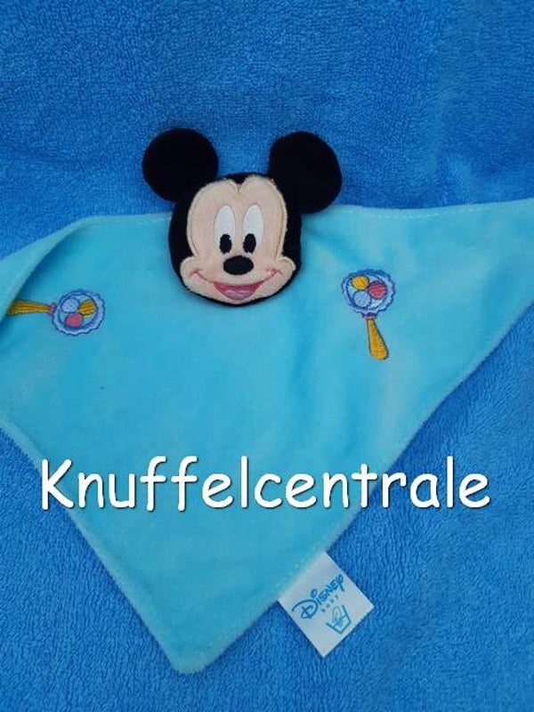 Disney baby Panda Mickey Mouse blauw knuffeldoekje