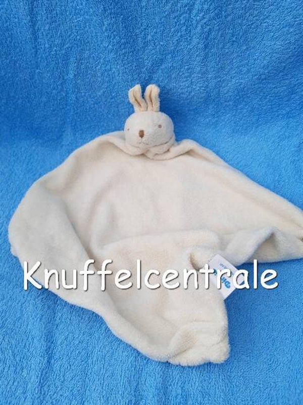Dirkje Konijn knuffeldoek creme
