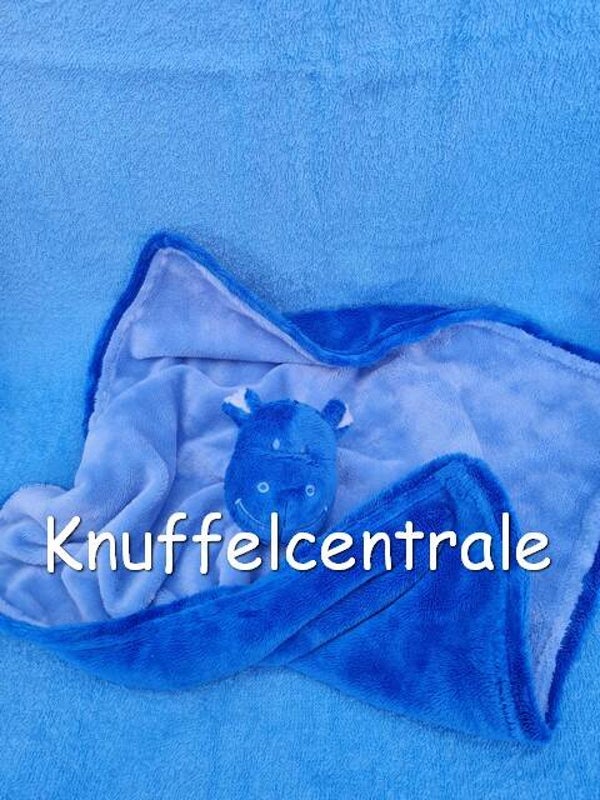 Agis Natalis nijlpaard velours knuffeldoek (zonder label)