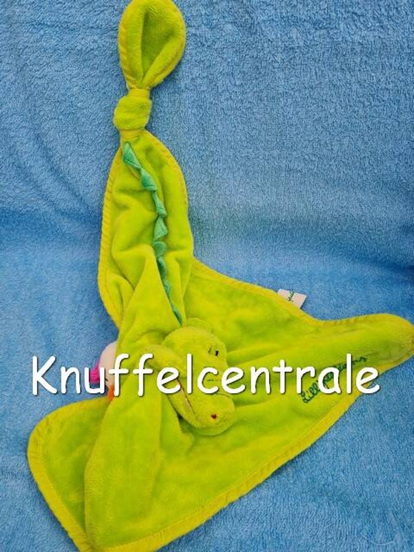 Lilliputiens krokodil / kip dubbele knuffeldoek 2 kanten
