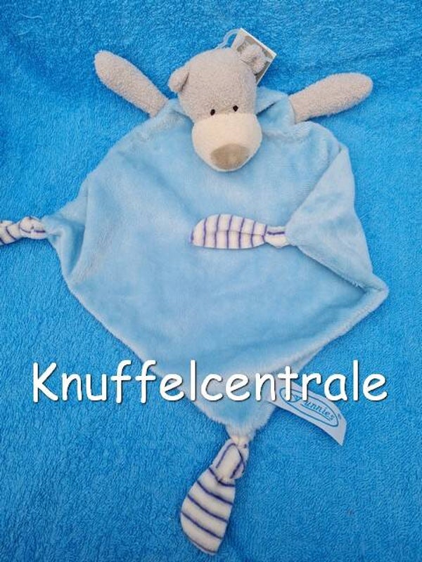 Funnies Beer Blauw knuffeldoek