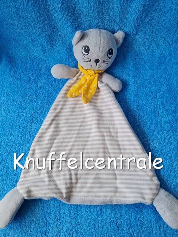 H&M poes Hennes & mauritz knuffeldoek geel sjaaltje