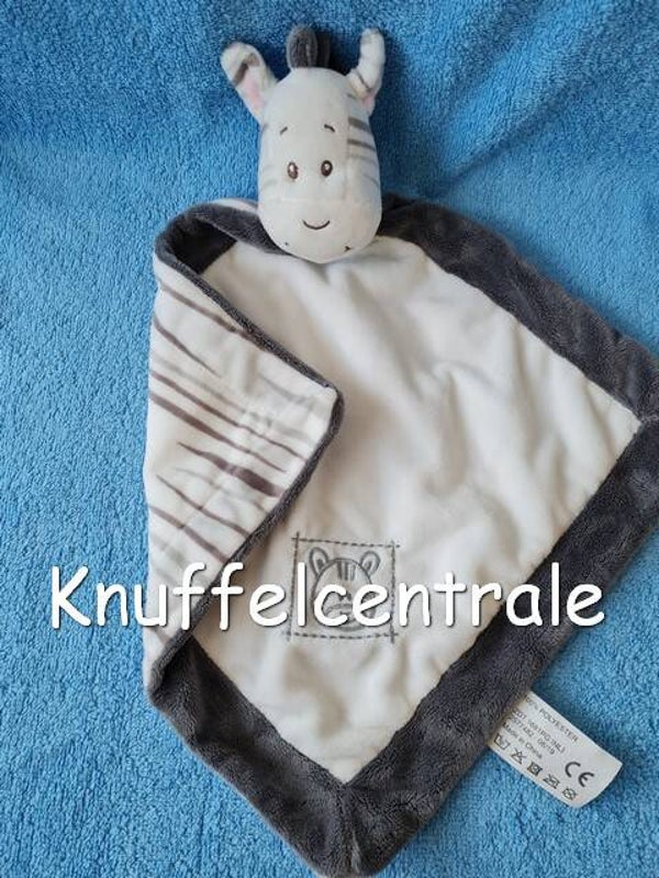 ZD Trading Zebra knuffeldoek Action met rammel (zonder label)