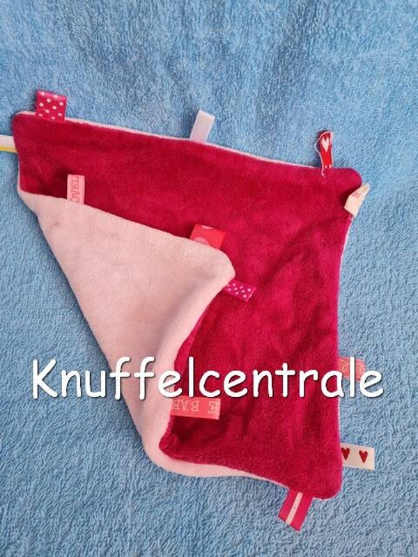 Lief! Lifestyle knuffeldoek Fuchsia en roze