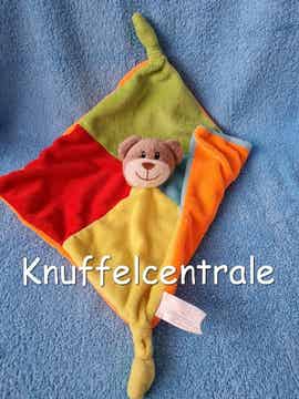 Zeeman beer knuffeldoek gekleurd