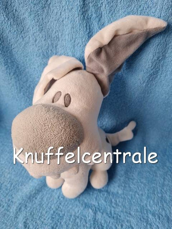Tiamo hond Woezel Wit Grijs 20 cm