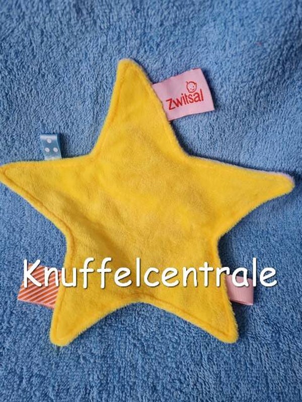 Zwitsal ster knuffeldoek met knisper