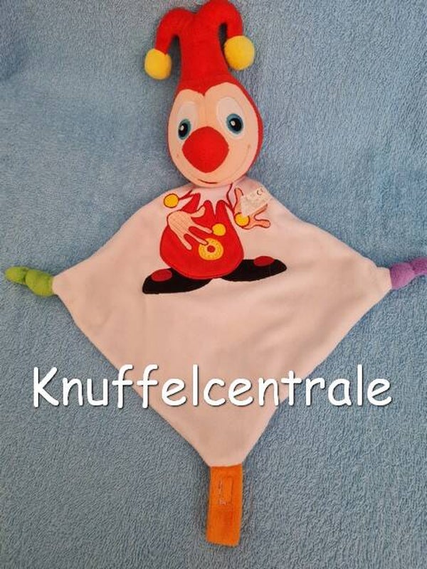 Efteling Jokie knuffeldoek speendoek met groot hoofd