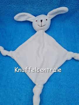 Merk onbekend konijn wit knuffeldoek (zonder label)