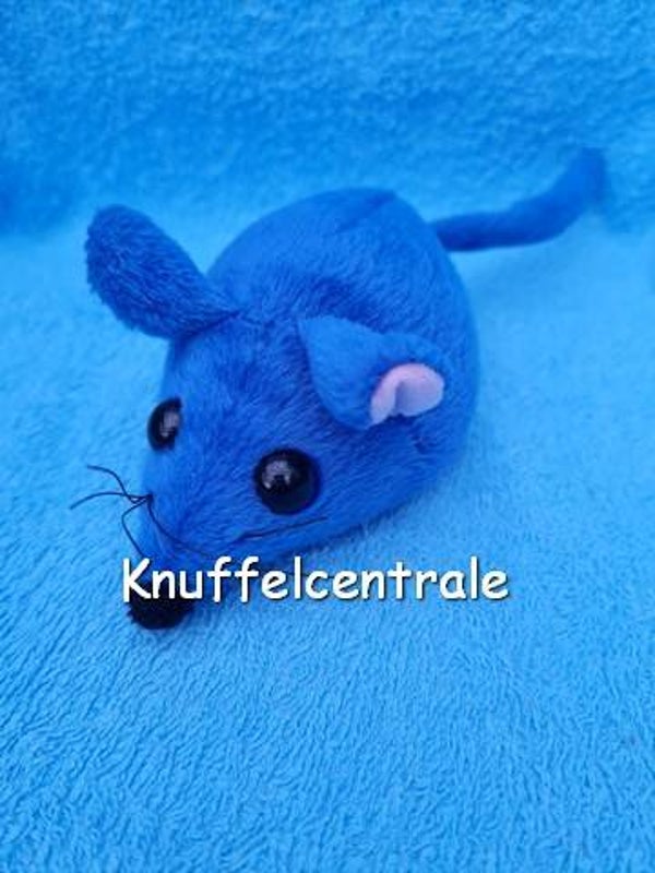 Merk onbekend muis blauw (beemster?)  (zonder label)