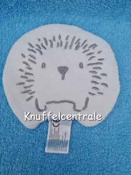 Zeeman egel knuffeldoek wit knisper