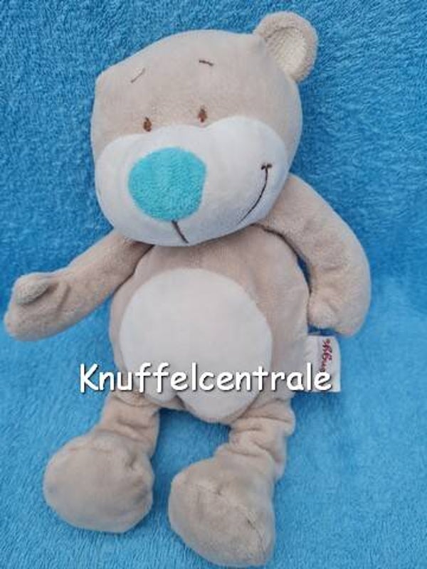 Bengy Beer beertje beige met blauwe neus