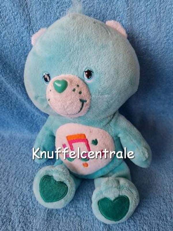 Care Bears Troetelberen knuffel 29 cm blauw Heart song 2011
