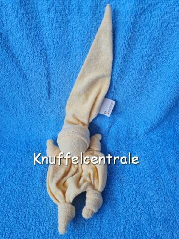 Sussekind spookje knuffeldoek badstof geel