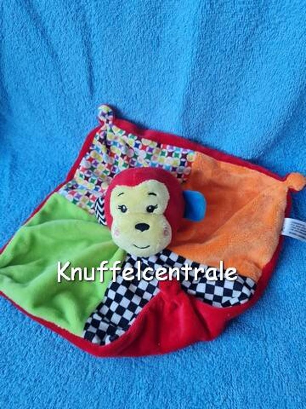 Tendertoys aap knuffeldoek allerlei kleuren