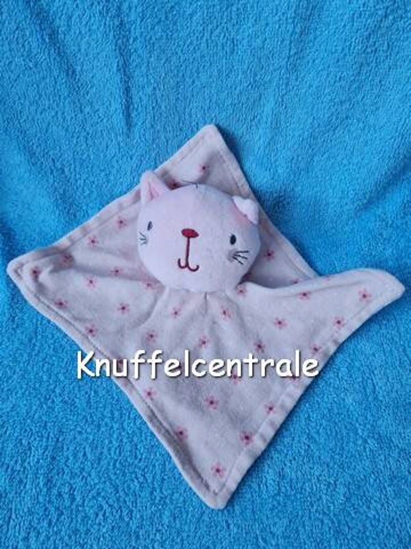 JTC poes knuffeldoek roze