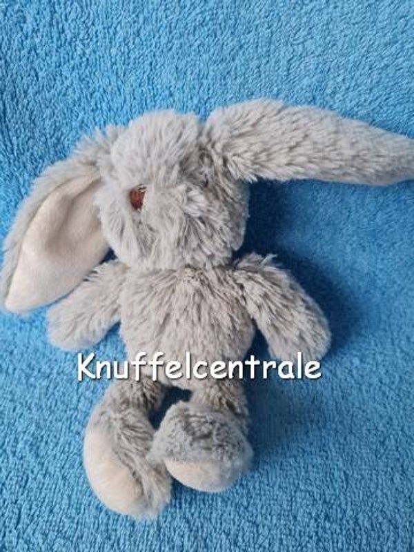 Merk onbekend konijn grijs langharig plush (zonder label)