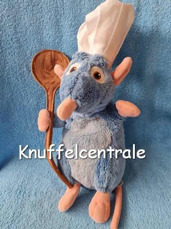 Disney Ratatouille rat Remy met koksmuts en pollepel 32 cm