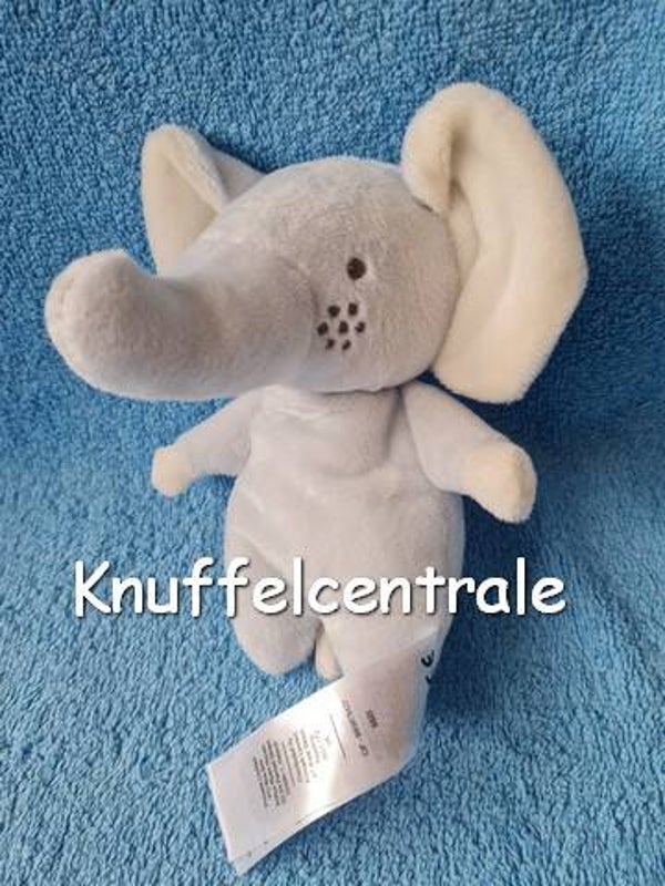Primark olifant Cares blauw met wit