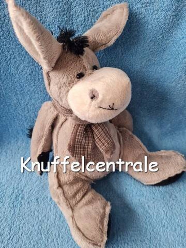 Toys ezel grijs knuffel zittend