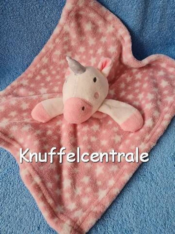 Jainco Unicorn Eenhoorn roze wit met sterren