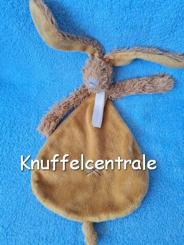 Happy Horse Konijn Rabbit Richie knuffeldoek Ochre Oker mostergeel  (gebruikt)