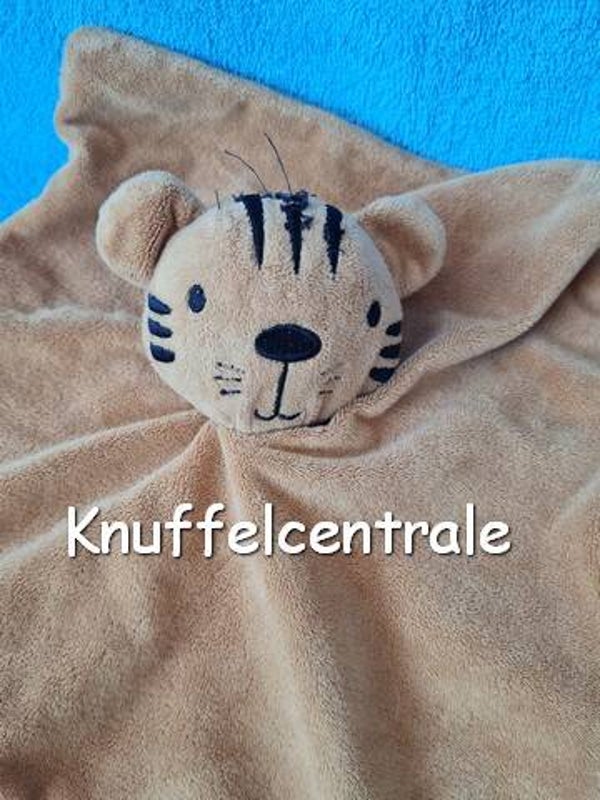 Bambino tijger luipaard knuffeldoek katoen onderkant (verwassen en gebruikt)