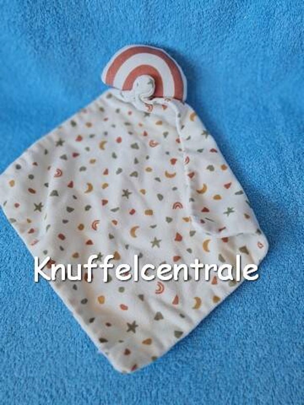 Zeeman regenboog knuffeldoek met rammel
