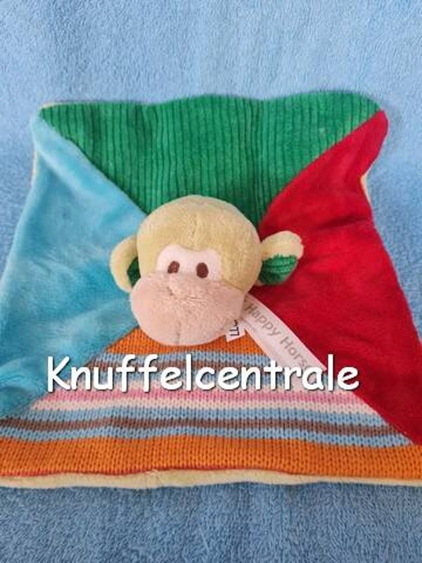 Happy Horse aap Monkey Mo Knuffeldoek label in de nek