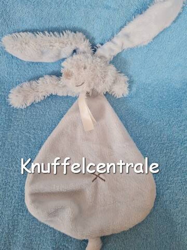Happy Horse Konijn Rabbit Richie knuffeldoek lichtblauw blauw (versleten label)