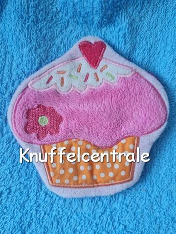 Hema cupcake Knuffeldoek knisperdoekje (zonder label)