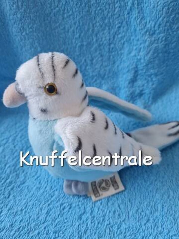 Nature Planet Parkiet blauw knuffel