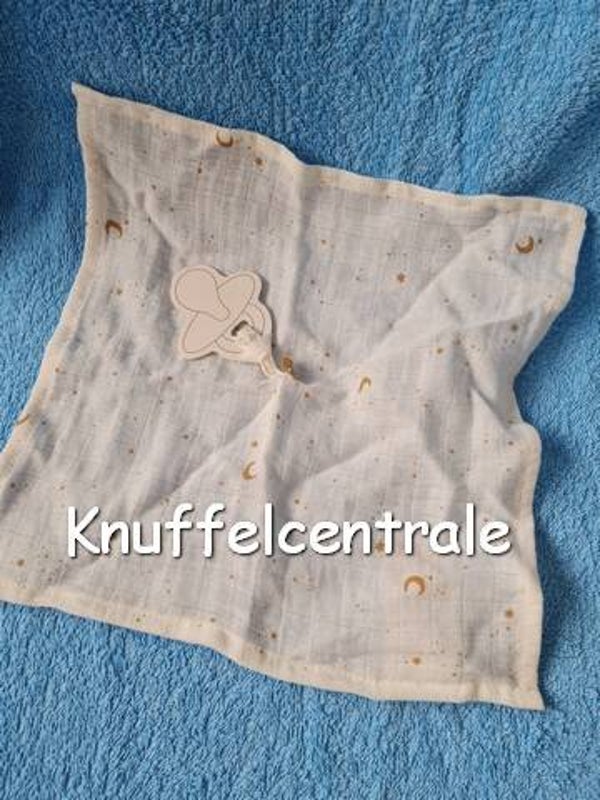 Little Dutch speendoek maan en sterren knuffeldoek katoen hydrofiel * nieuw
