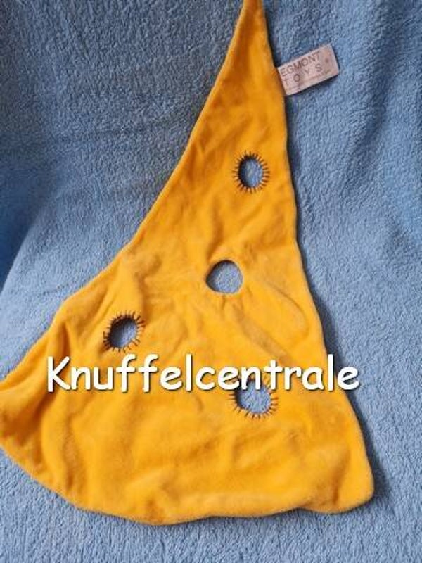 Egmont Toys geel knuffeldoek kaas 2003 zonder muis