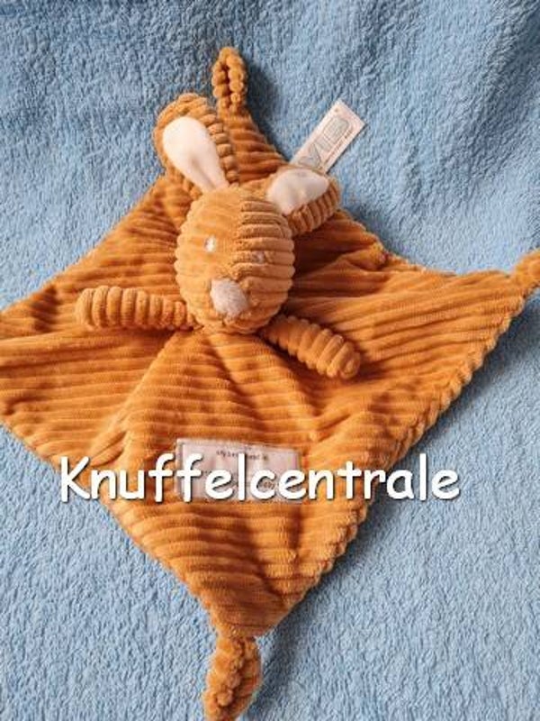 VIB konijn Very Important Baby knuffeldoek curdory Oker