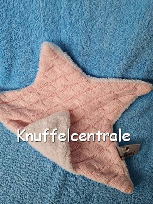 Baby's Only ster knuffeldoek roze wit