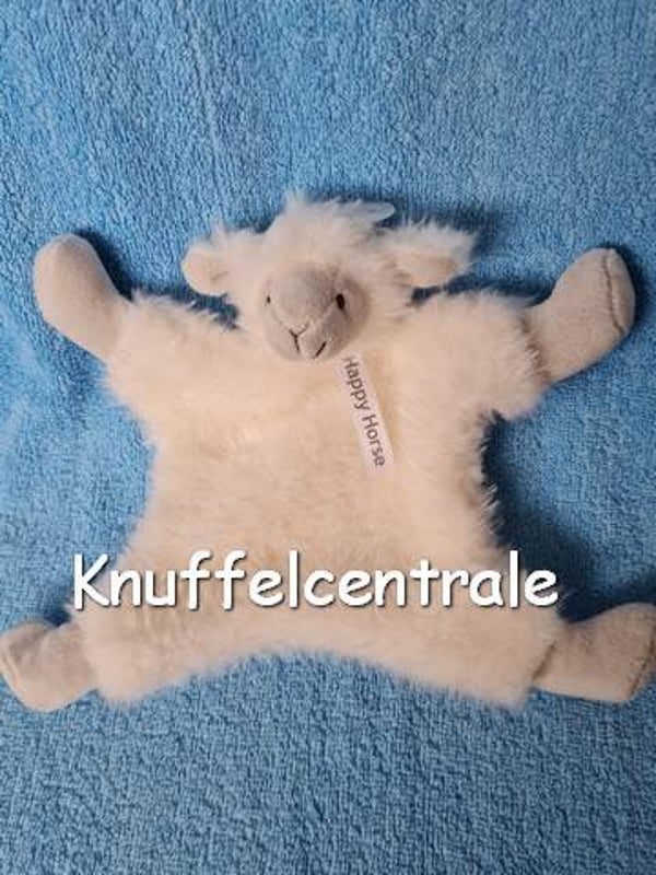 Happy Horse lama Lilly wit Ivory knuffeldoek * Nieuw