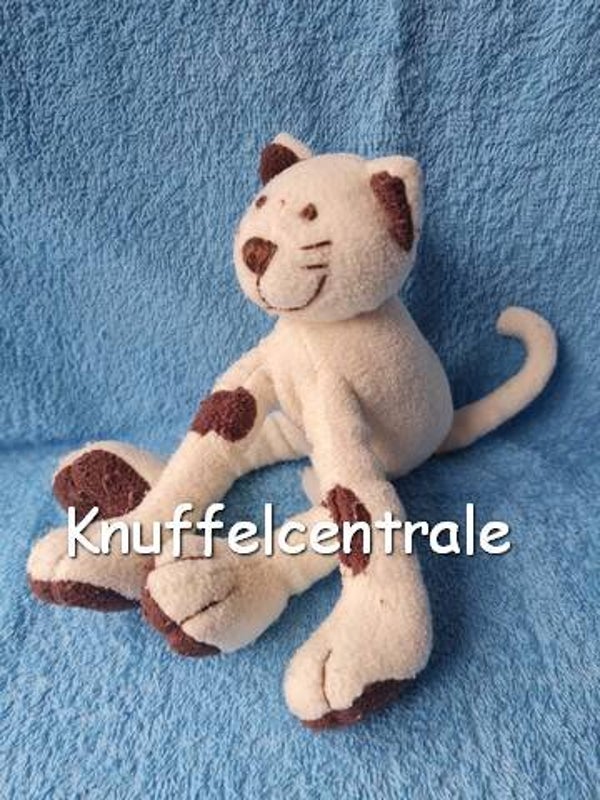 Anna Club Plush Poes Kat creme bruin slungelpoten (zonder label)