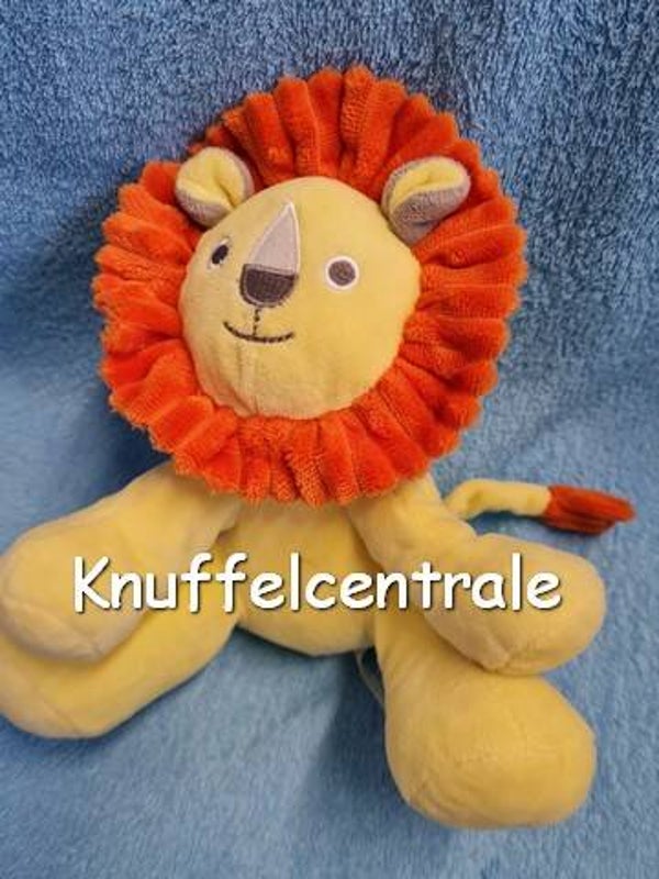 Hema leeuw geel knuffel zittend