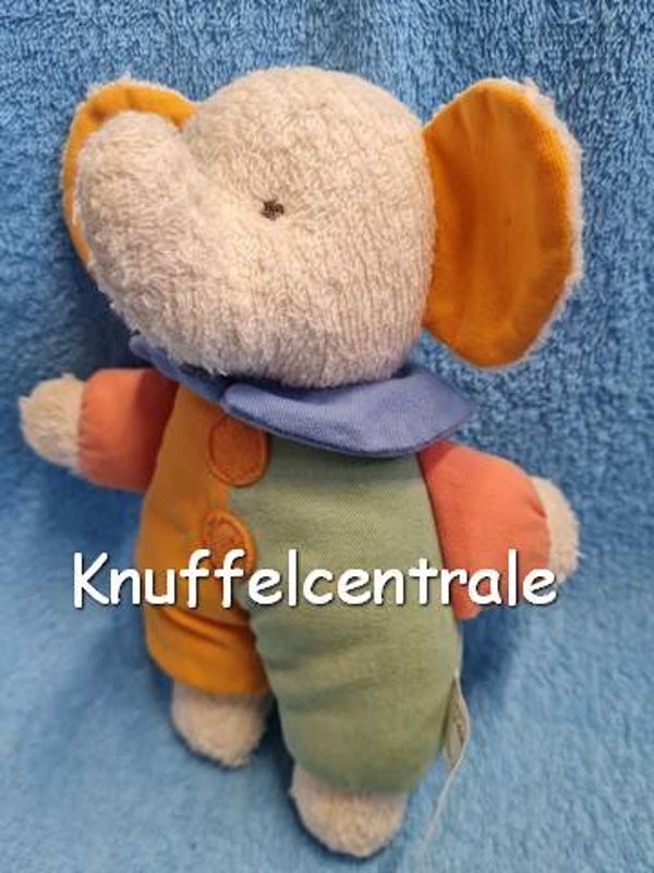 Tiamo olifant badstof en katoen gekleurd vintage