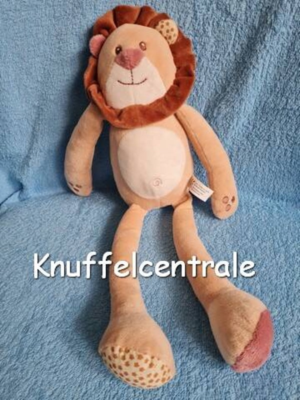 Evora leeuw beige bruin slungel Kruidvat knuffel 40 cm