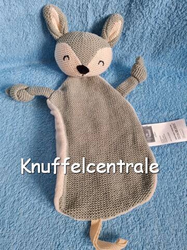Jollein hert deer groen knuffeldoek speendoek ash green