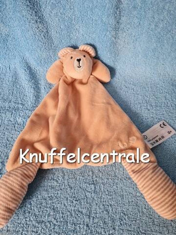 Kruidvat beer knuffeldoek met knisper oren bruin