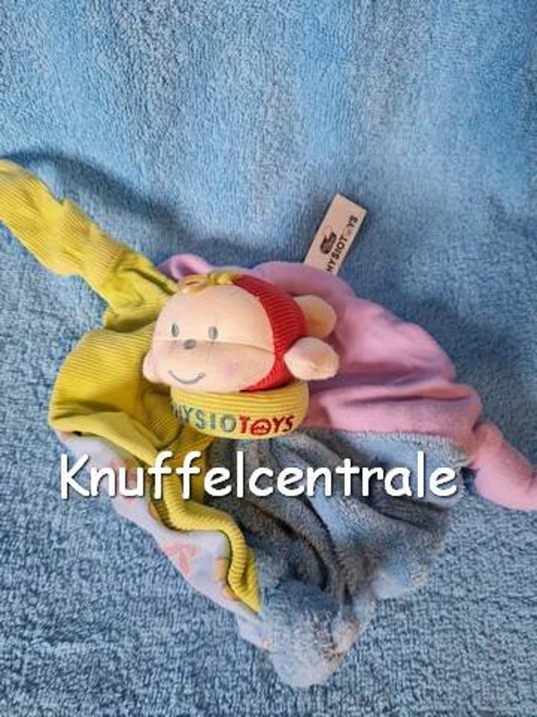 Bébé Comport Physiotoys vliegtuig knuffeldoekje met rammel