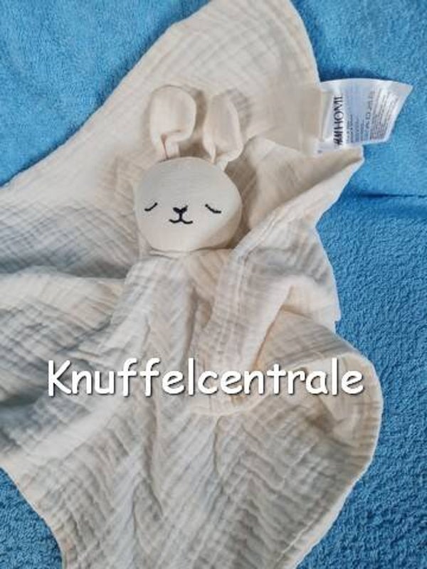 H&M Konijn knuffeldoek hydrofiel katoen ecru