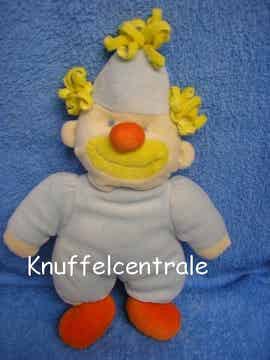 Zeeman clown knuffel 25 cm met rammel (zonder label)