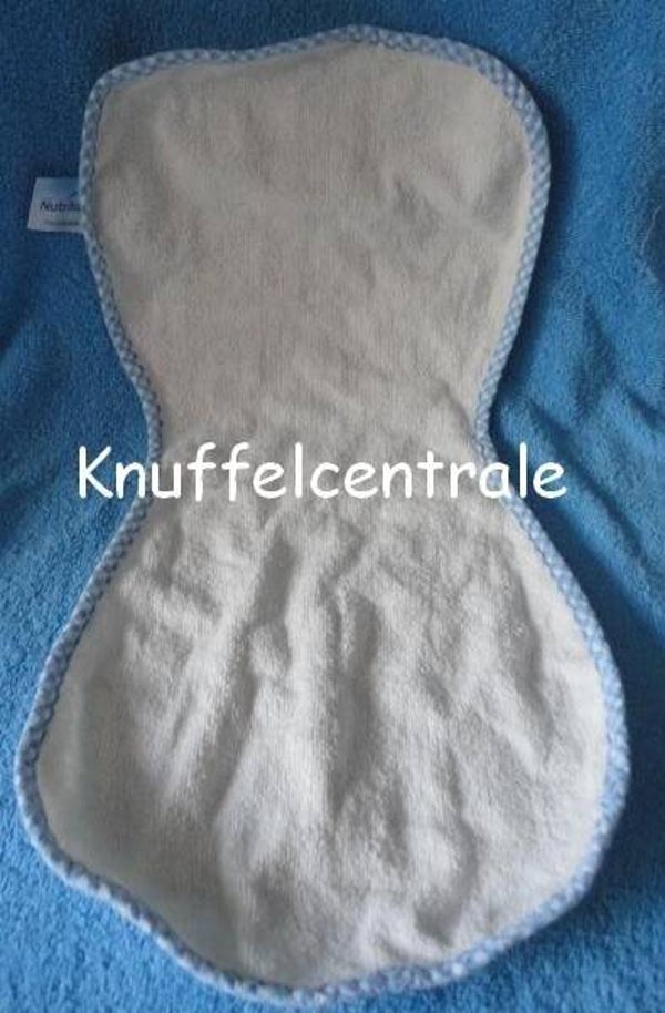 Nutricia blauw wit  knuffeldoek langwerpig spuugdoek * Nieuw