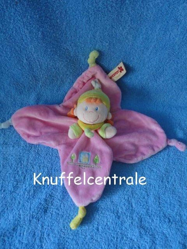 Nicotoy meisje pop Simba knuffeldoek roze (zonder label)